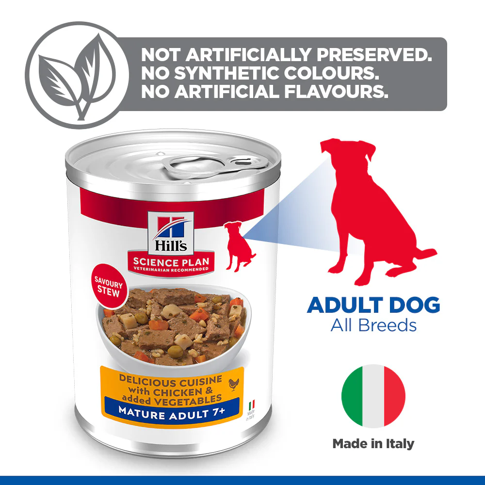 Hill's Science Plan Mature Adult Dog Stew with Chicken & added Vegetables - Image 5