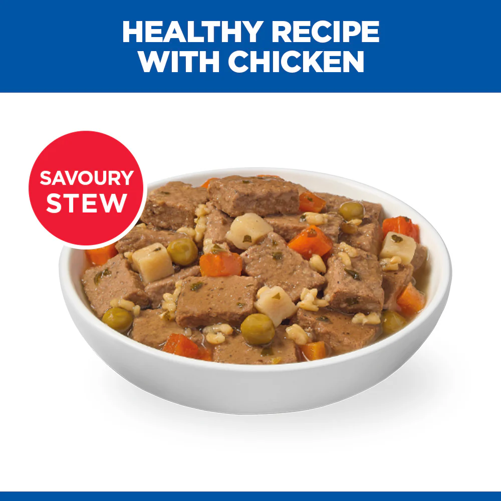 Hill's Science Plan Mature Adult Dog Stew with Chicken & added Vegetables - Image 7