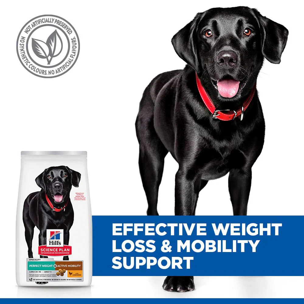 Hill's™ Science Plan Perfect Weight & Active Mobility Large Dry Dog Food Chicken 12kg - Image 4