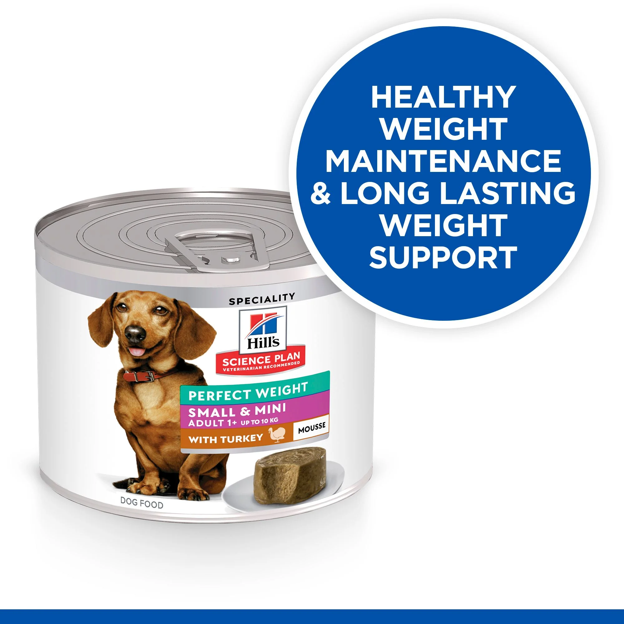 Hill's™ Science Plan Perfect Weight Adult Small & Mini Dog Mousse with Turkey - Image 3