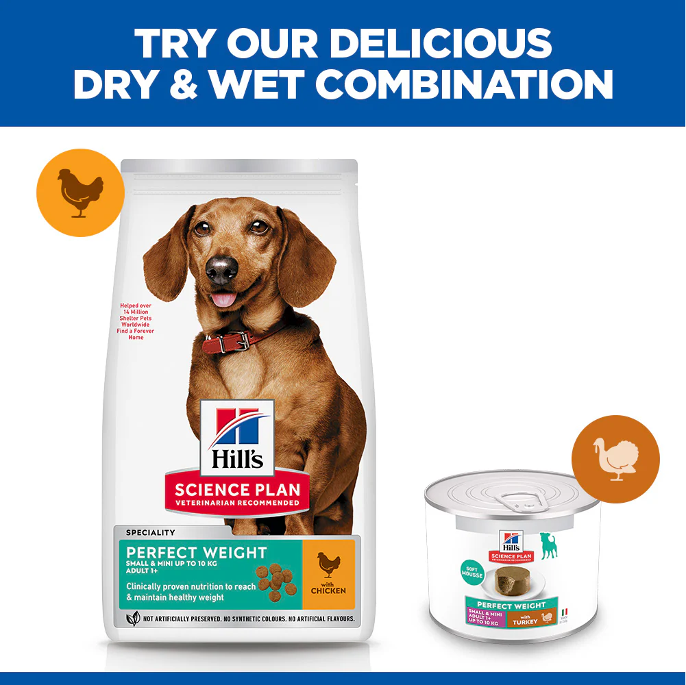 Hill's™ Science Plan Perfect Weight Adult Small & Mini Dog Mousse with Turkey - Image 4