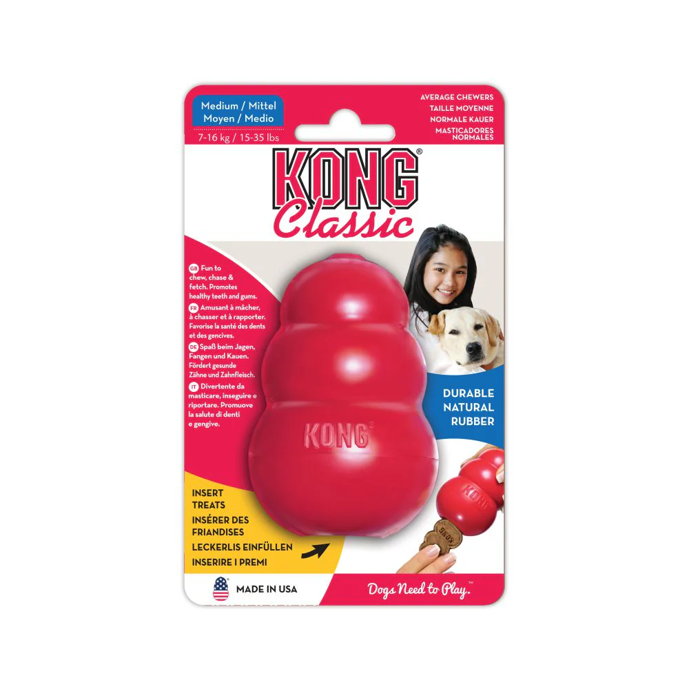 KONG Classic Red Dog Toy - Image 3