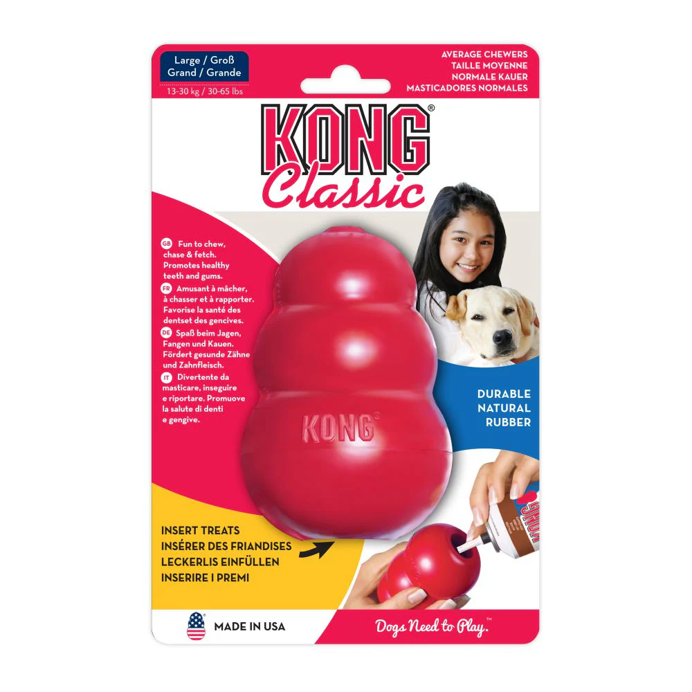 KONG Classic Red Dog Toy - Image 4