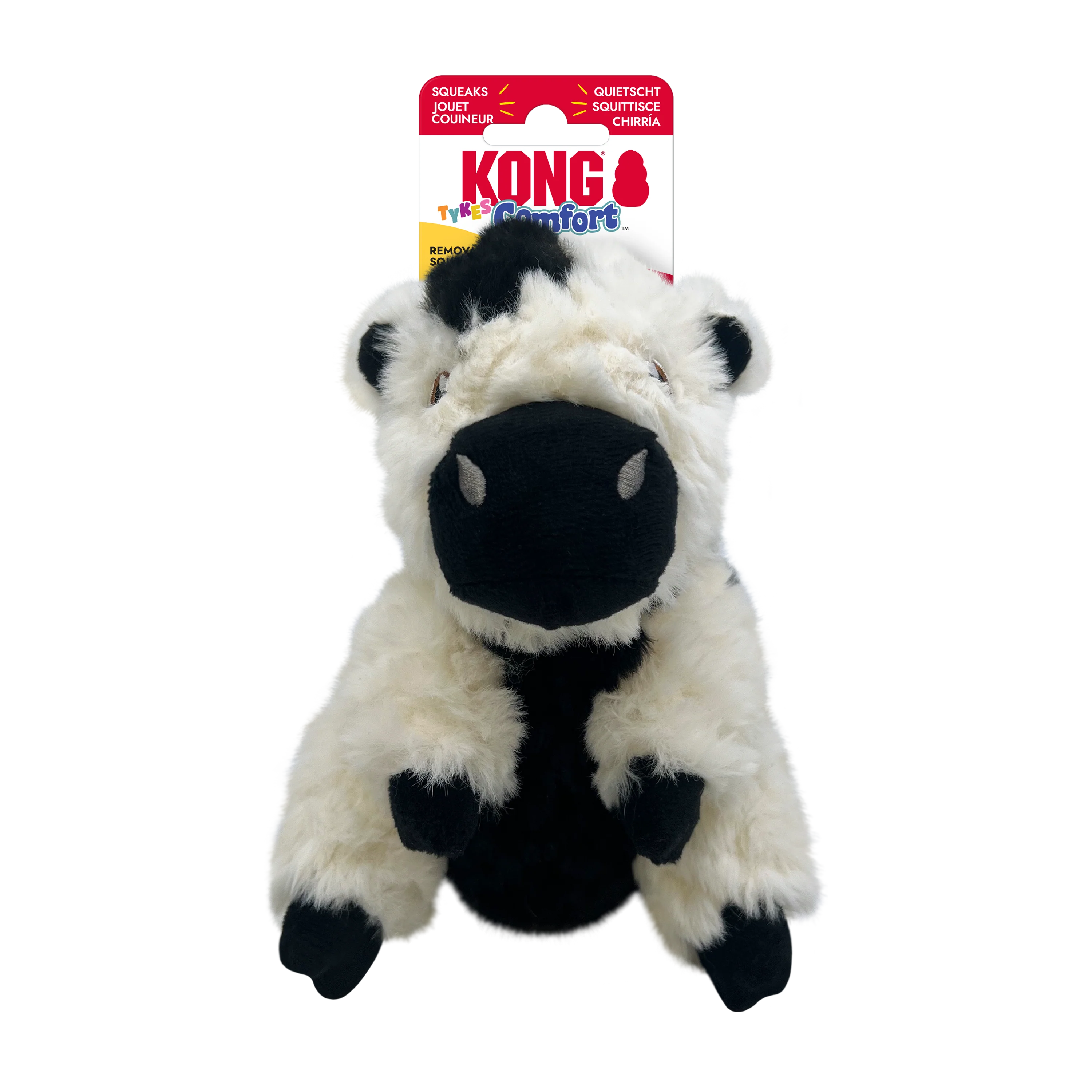 KONG Comfort Tykes Cow Dog Toy Small