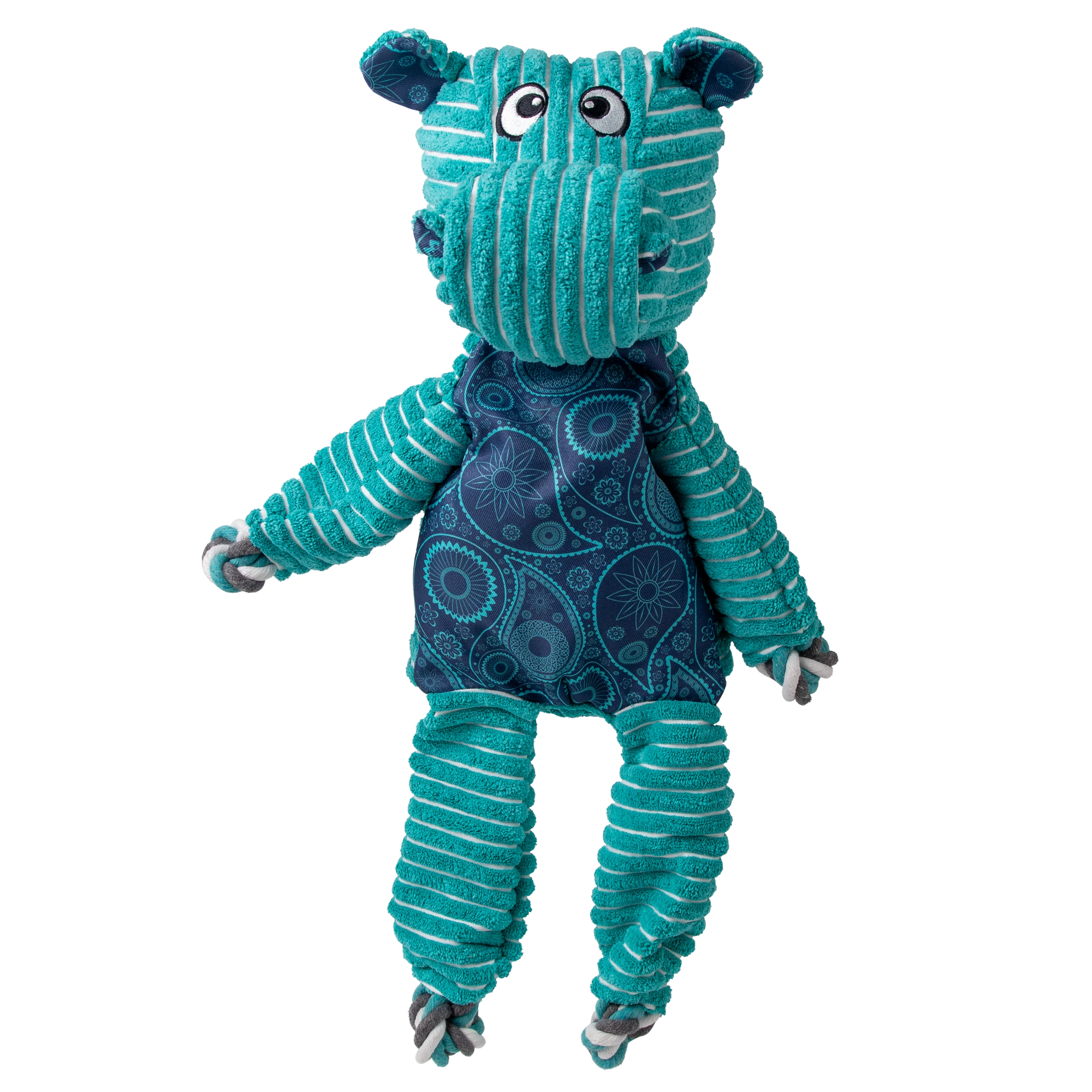 KONG Floppy Knots Hippo Dog Toy Jumbo XL - Image 2