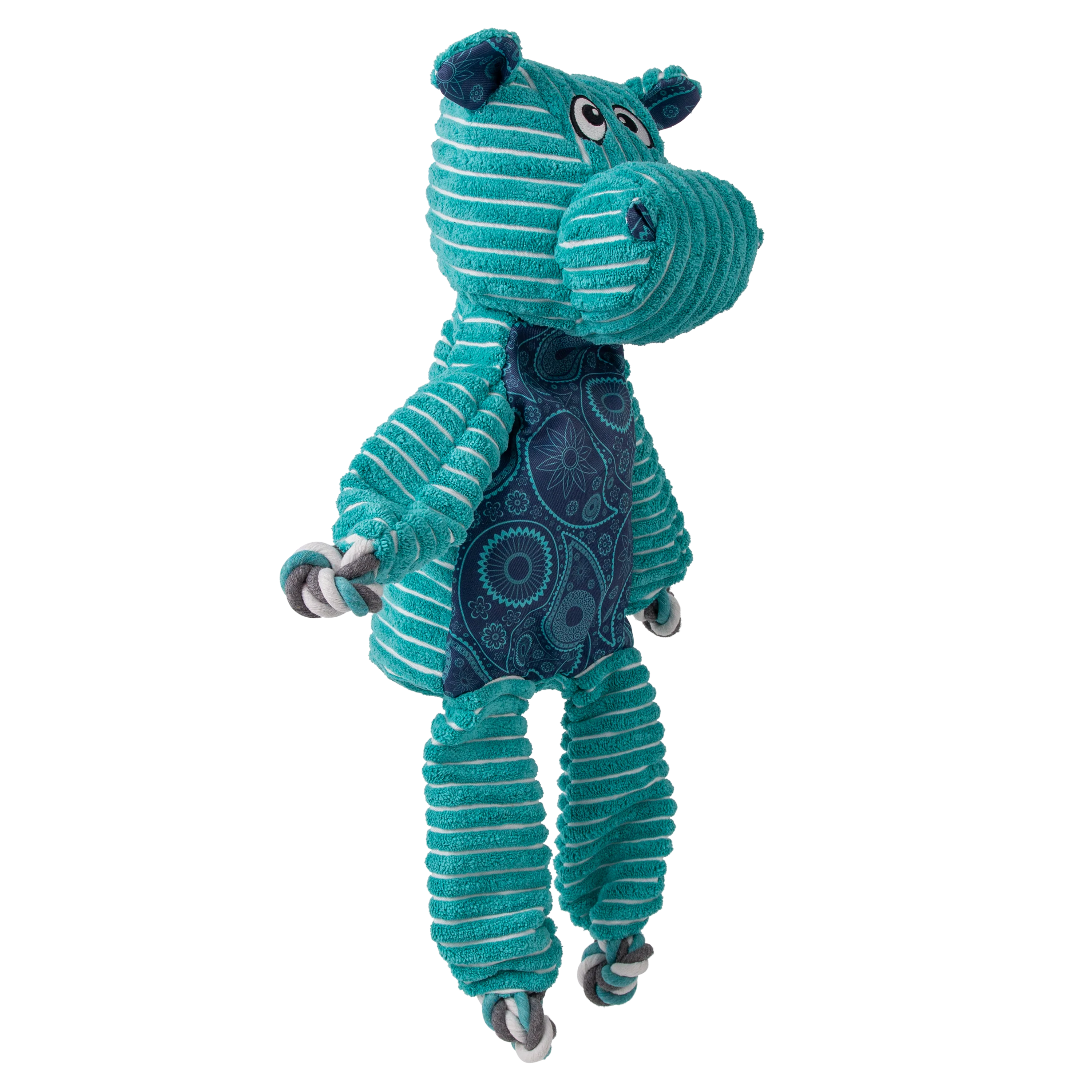 KONG Floppy Knots Hippo Dog Toy Jumbo XL - Image 3