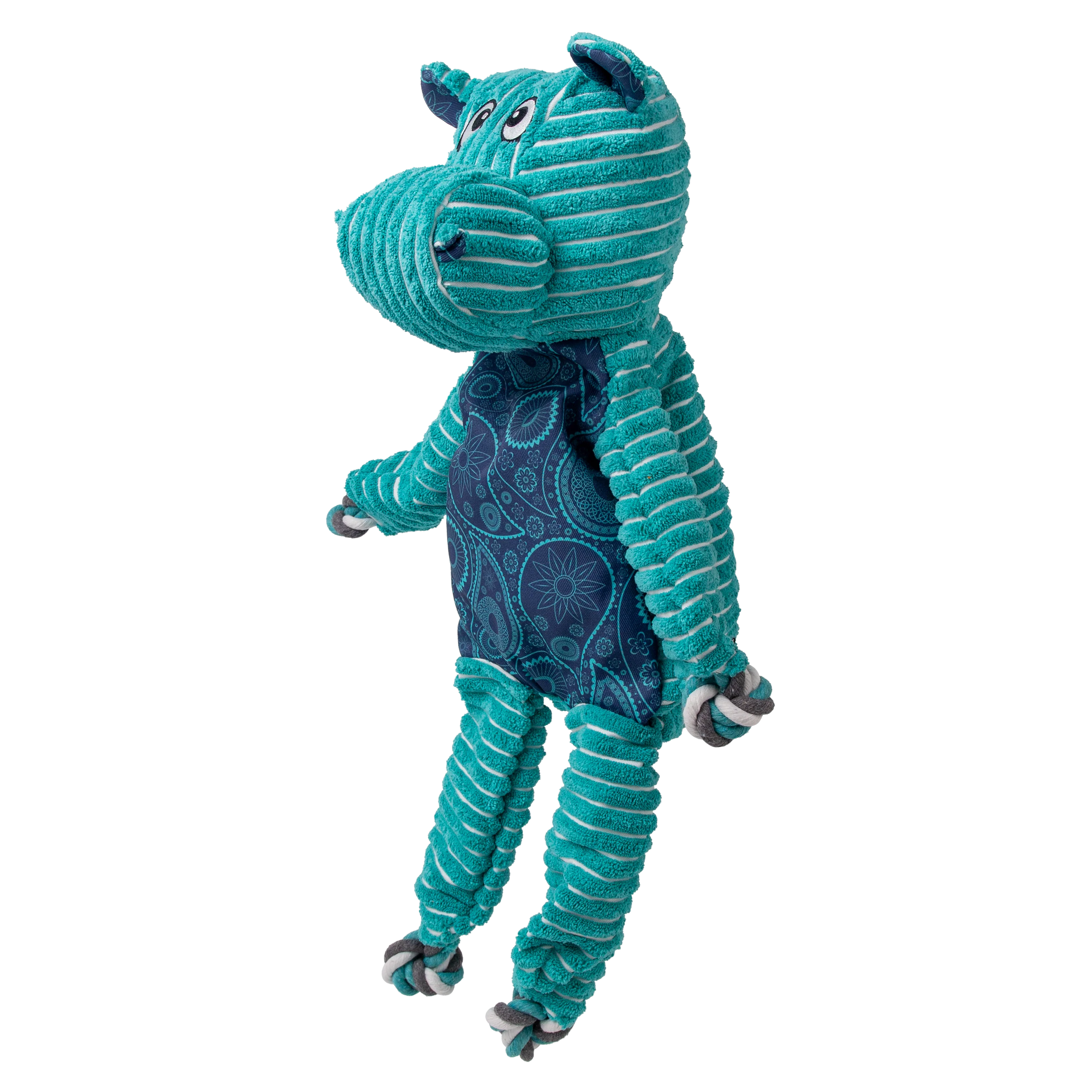 KONG Floppy Knots Hippo Dog Toy Jumbo XL - Image 4