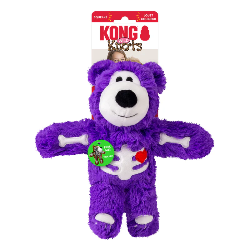 KONG Halloween Wild Knots Skeleton Bear Assorted Medium/Large - Image 3