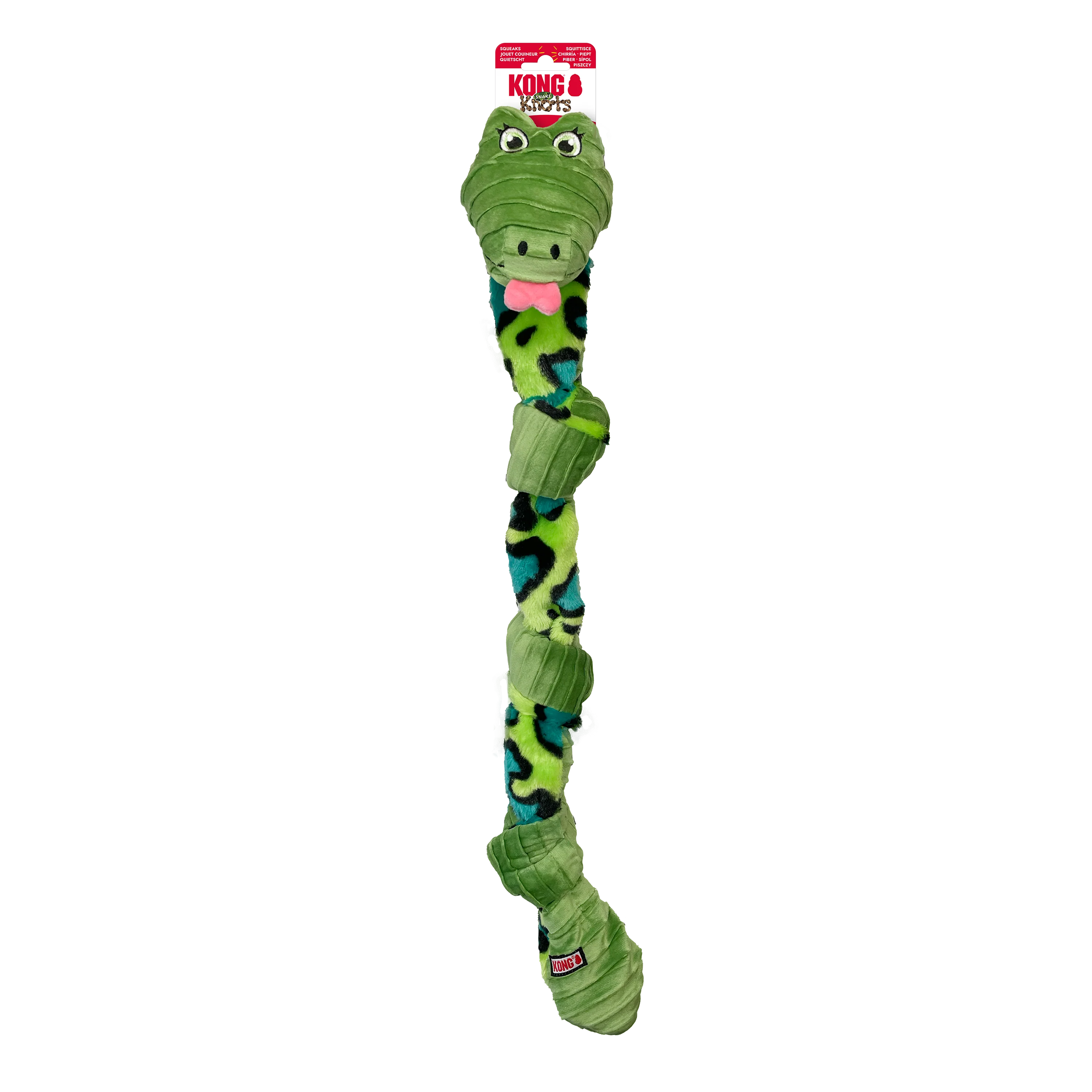 KONG Knots Snake Assorted Dog Toy Medium/Large - Image 2