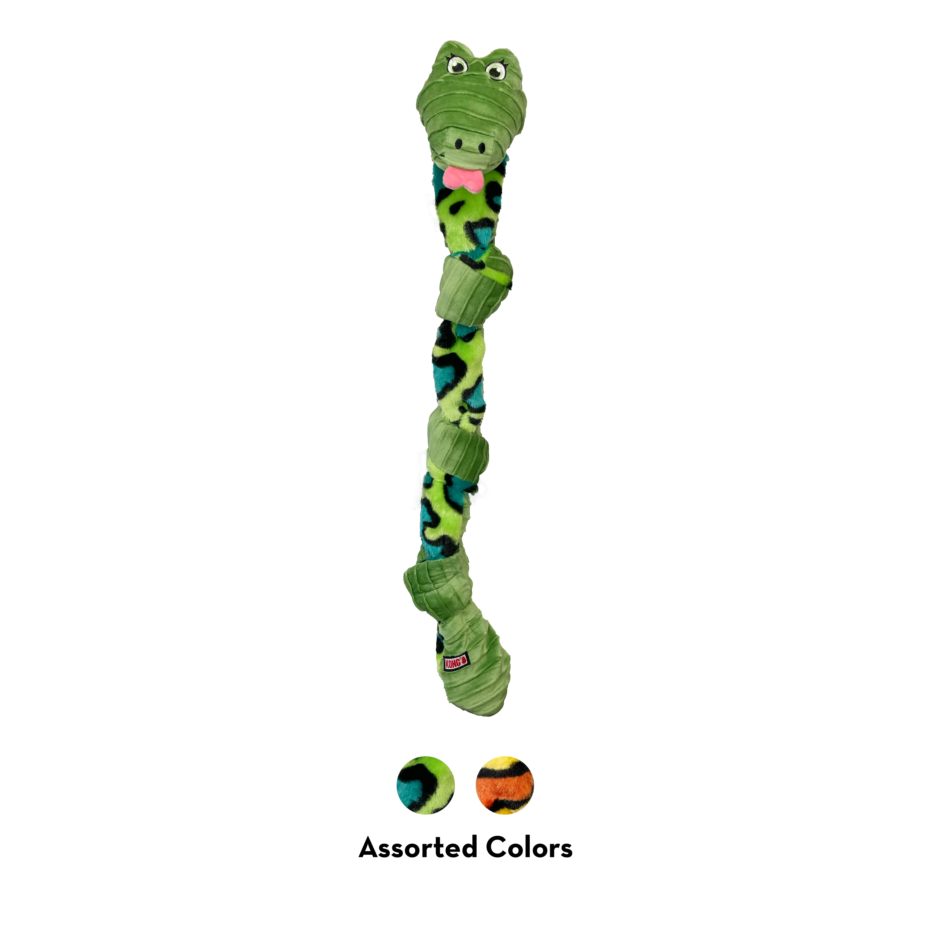 KONG Knots Snake Assorted Dog Toy Medium/Large - Image 3