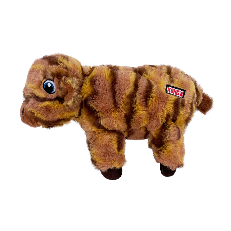 KONG Low Stuff Stripes Cow Medium - Image 3