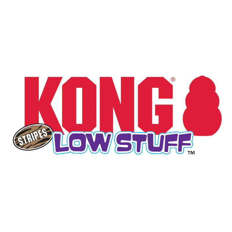 KONG Low Stuff Stripes Cow Medium - Image 5