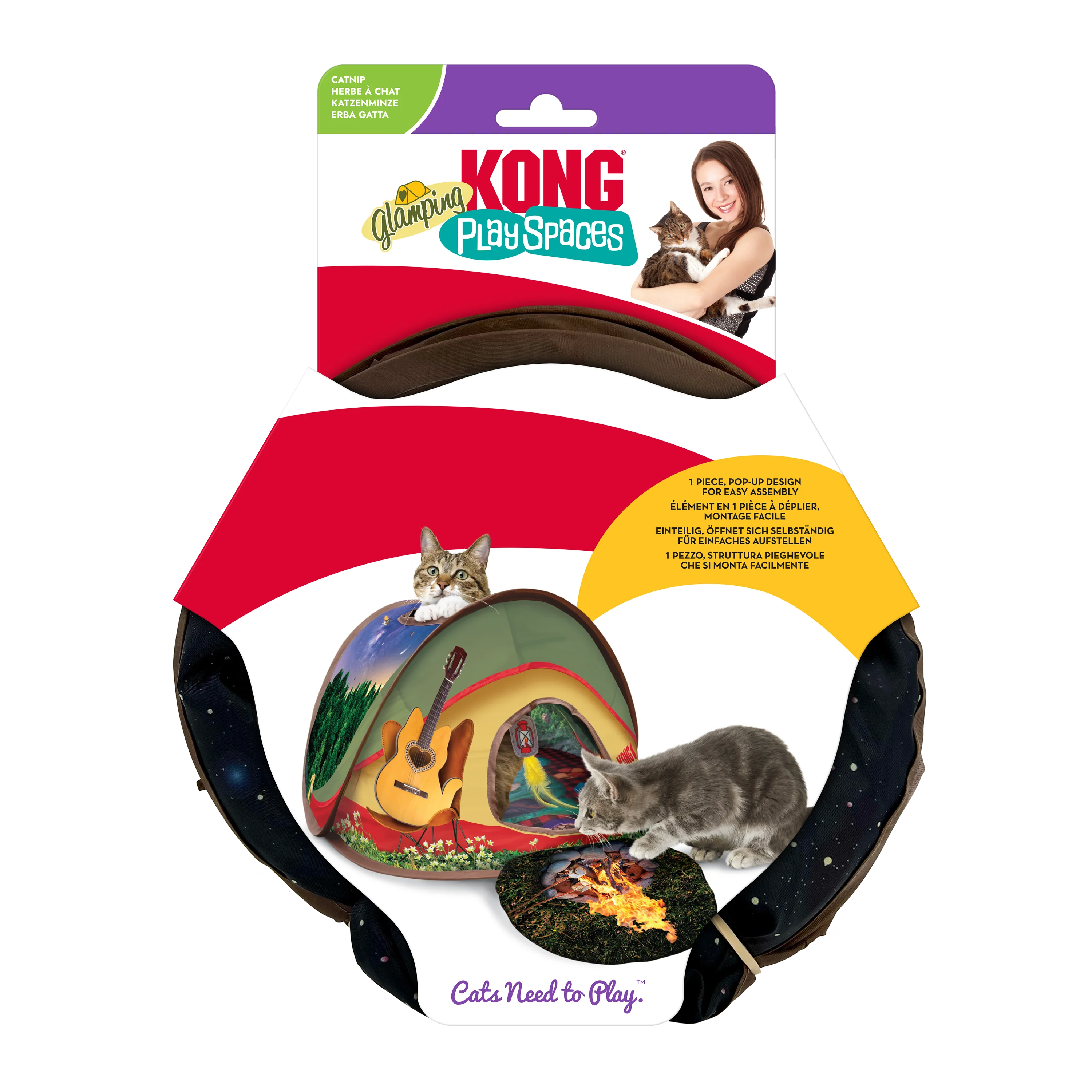 KONG Play Spaces Cat Glamping Tent - Image 2