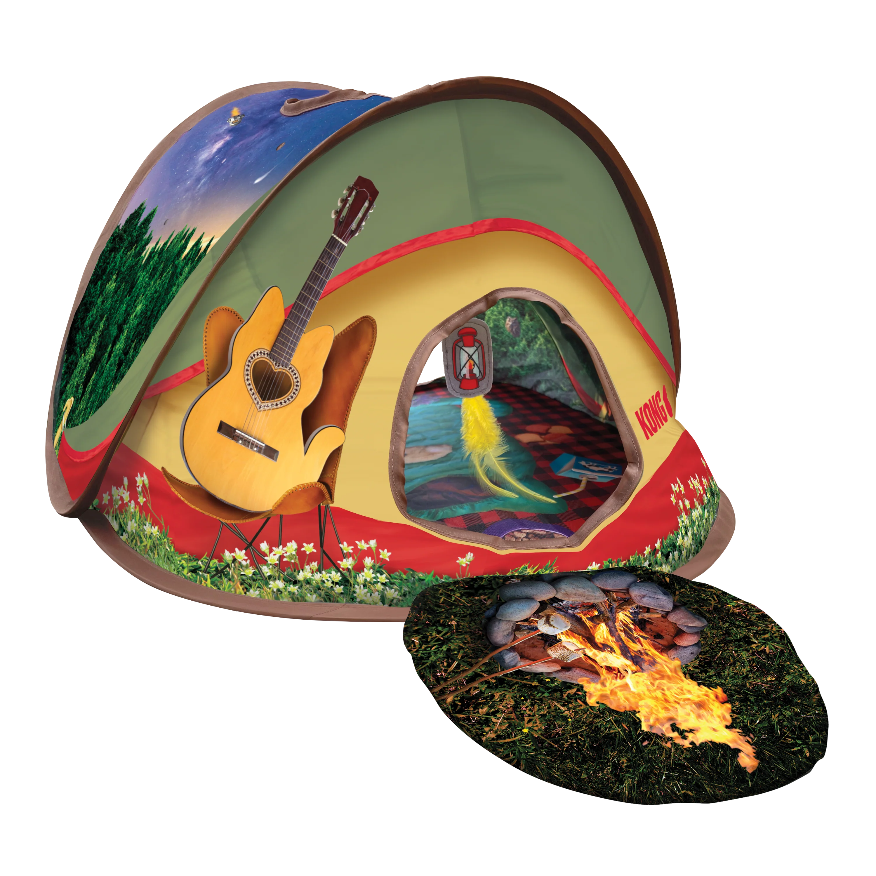 KONG Play Spaces Cat Glamping Tent - Image 3
