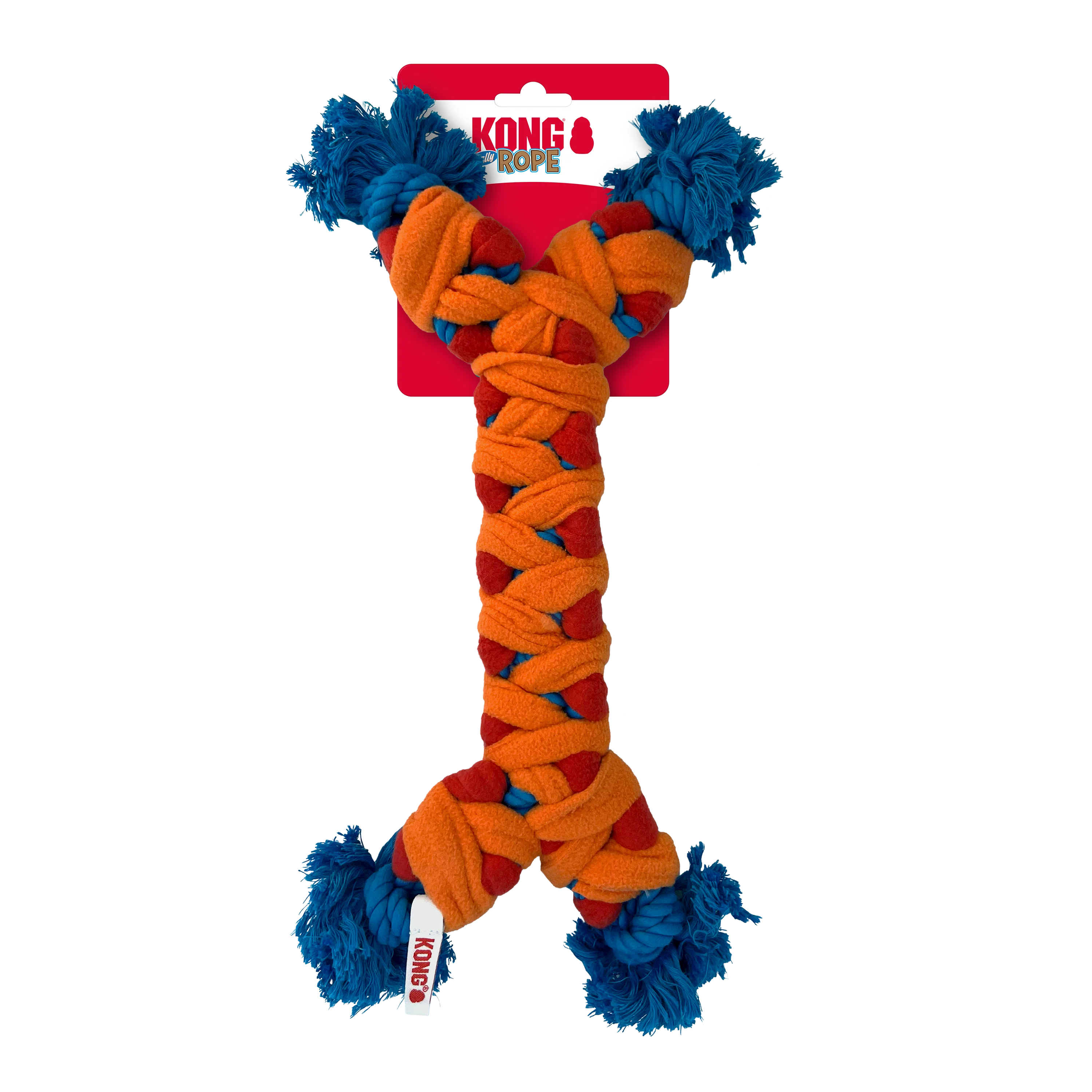 KONG Rope Rally Bone Dog Toy Medium