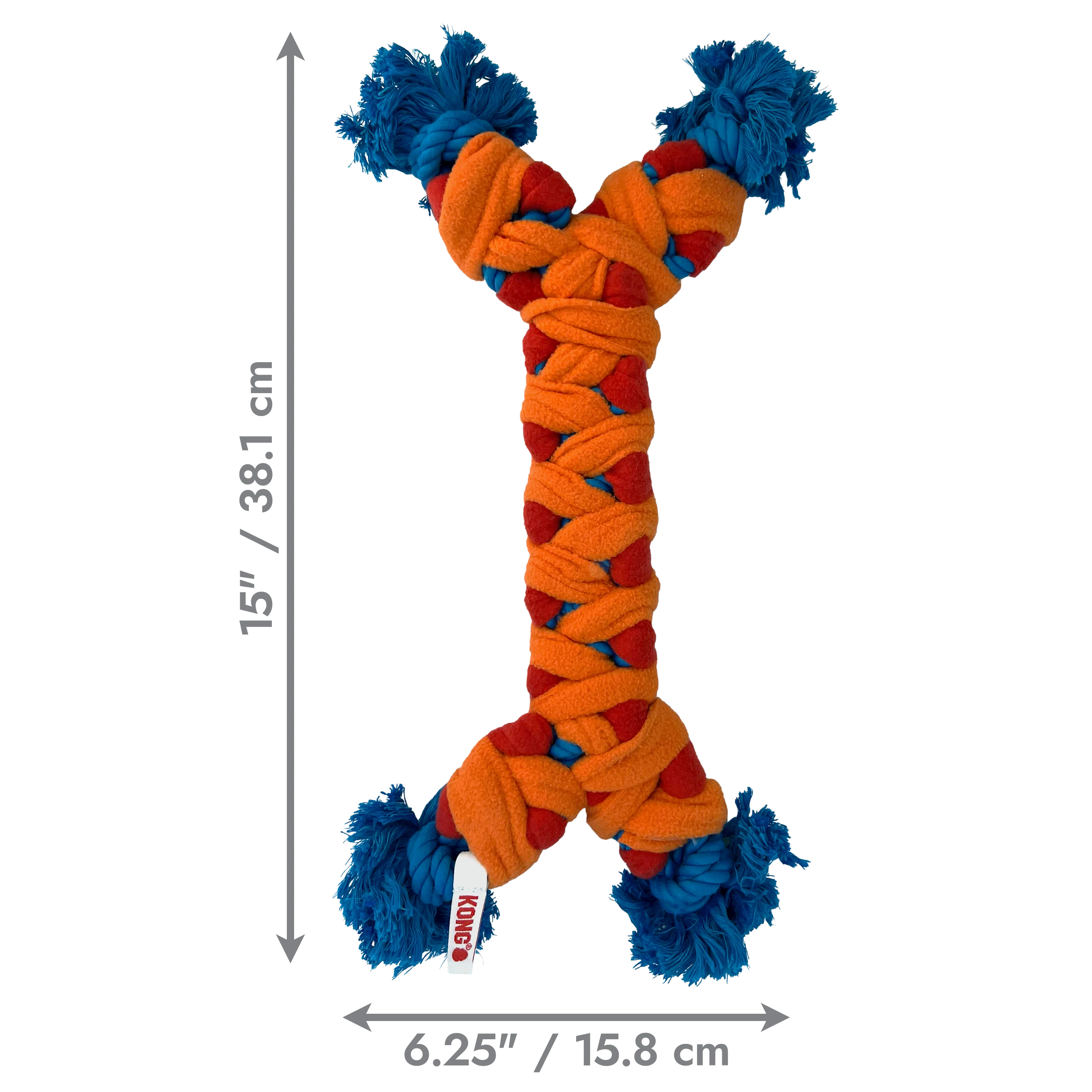 KONG Rope Rally Bone Dog Toy Medium - Image 3