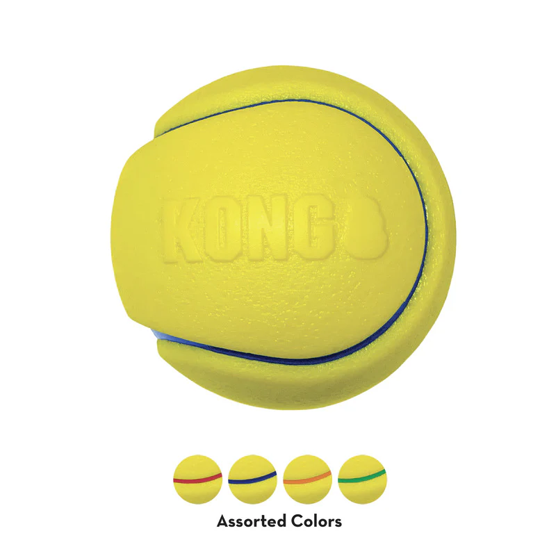 KONG Squeezz Tennis Assorted Large (2pk) - Image 3