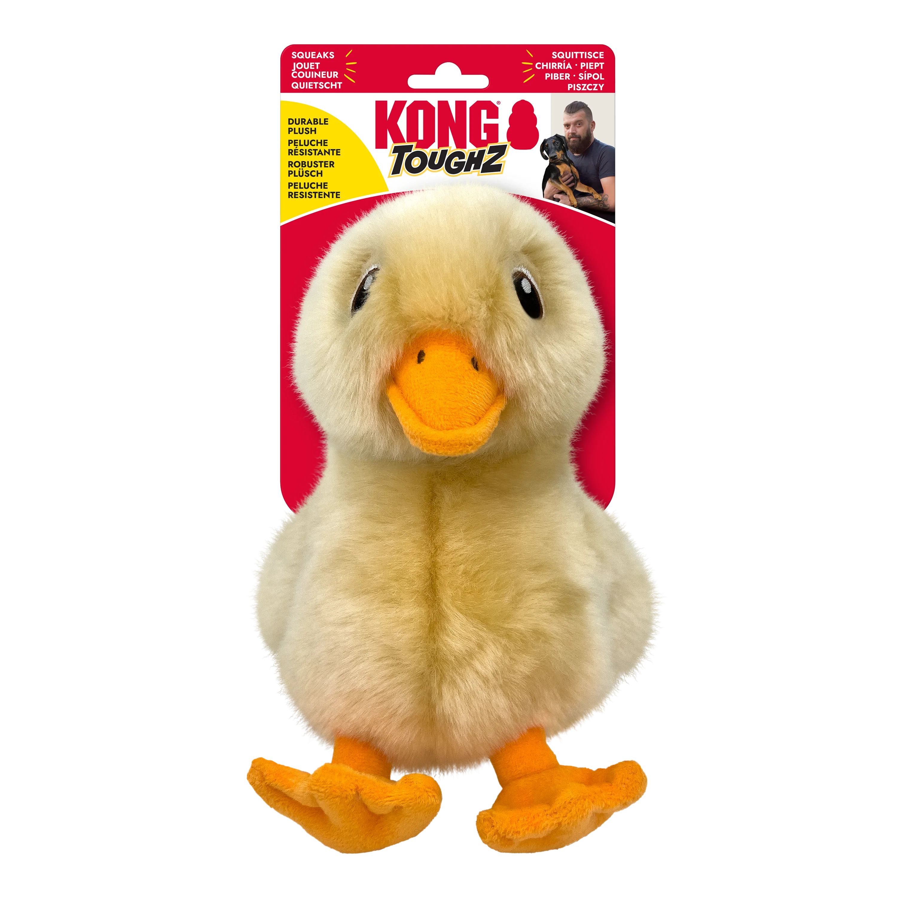 KONG Toughz Duck Dog Toy Medium