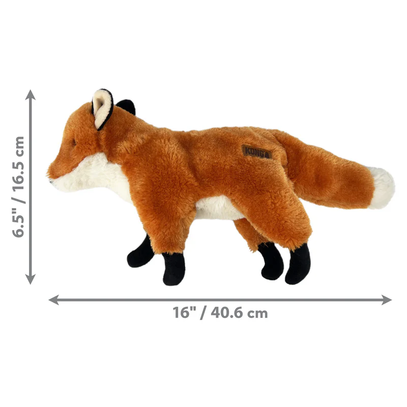 KONG Wild Low Stuff Fox Medium - Image 3
