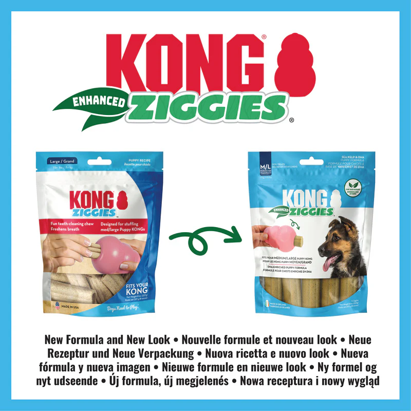 KONG Ziggies Enhanced Puppy Medium/Large - Image 2