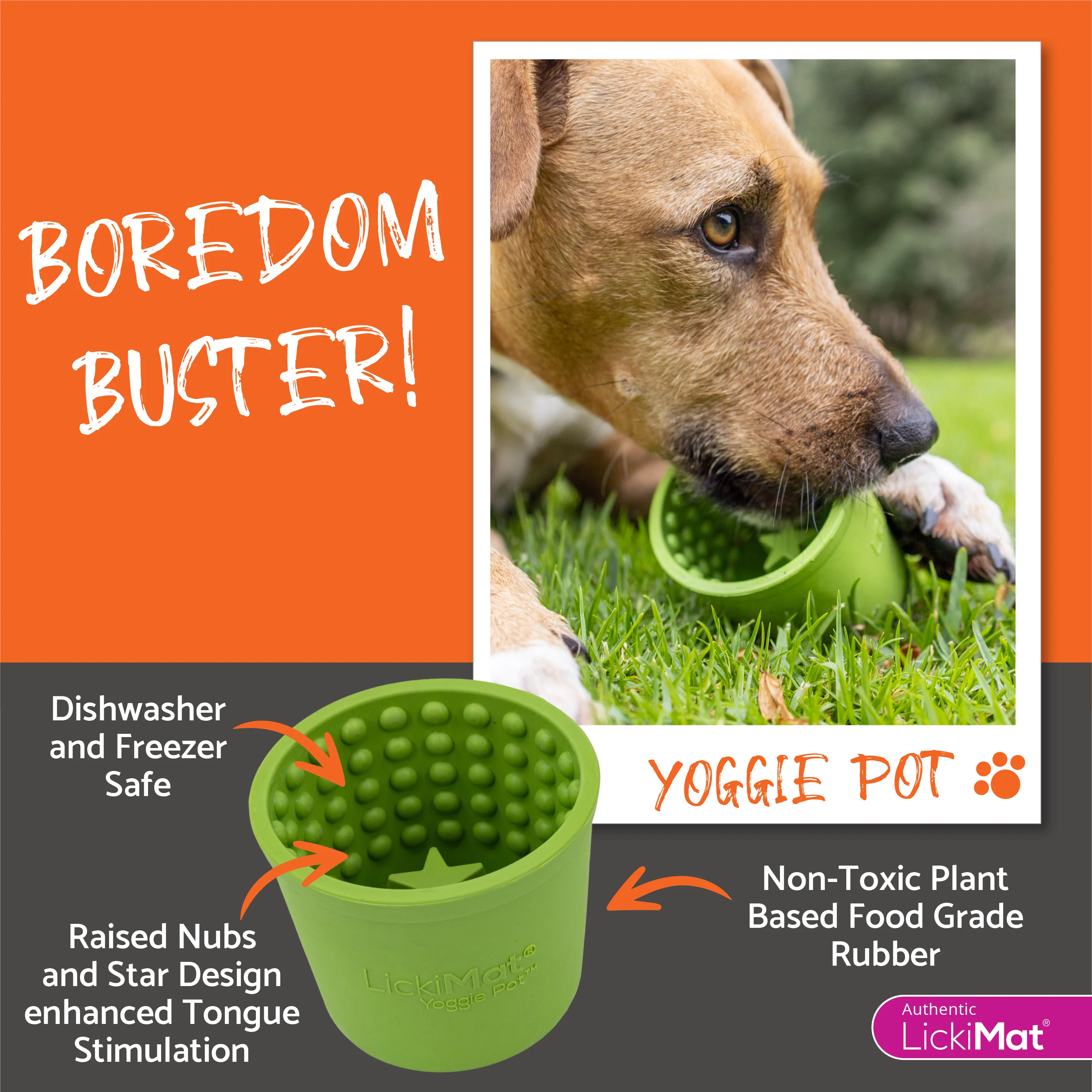 LickiMat Yoggie Pot - Various Colours - Image 3