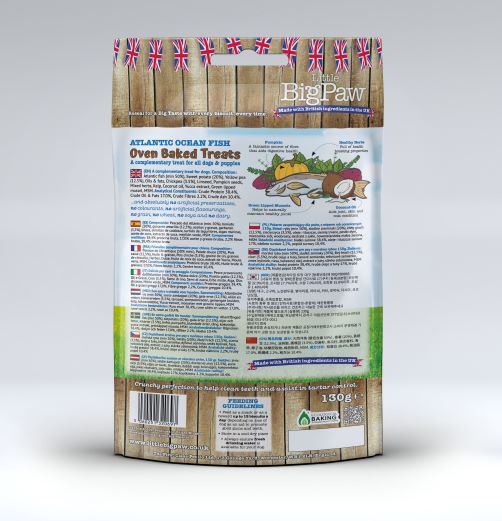 Little BigPaw Atlantic Ocean Fish Oven Baked Treats - Image 2