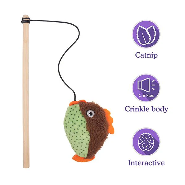 Little Nippers Flippy Fish Kitten Toy - Image 3