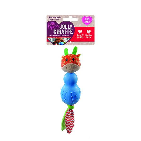 Little Nippers Jolly Giraffe Puppy Toy - Image 2