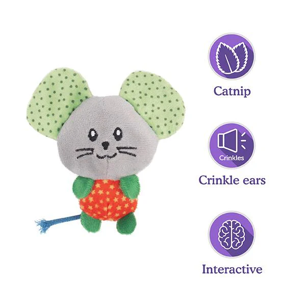 Little Nippers Mighty Mouse Kitten Toy - Image 3