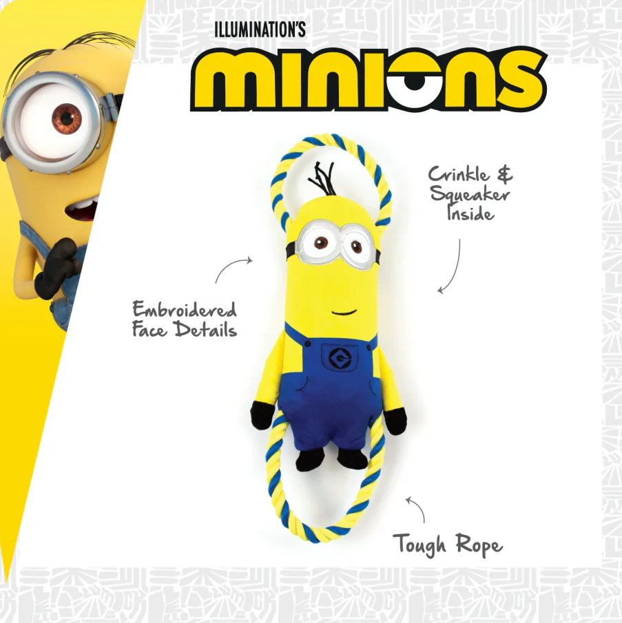 Minion Double Tug Large Kevin Dog Toy - Image 2