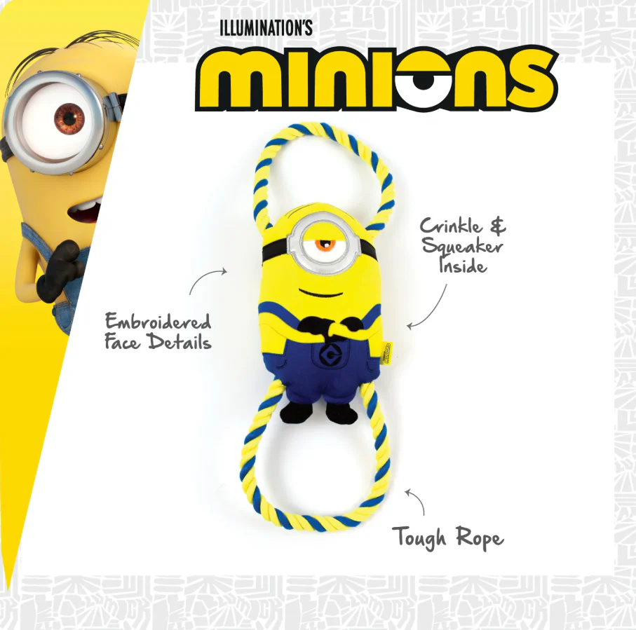 Minion Double Tug Large Stuart Dog Toy - Image 2