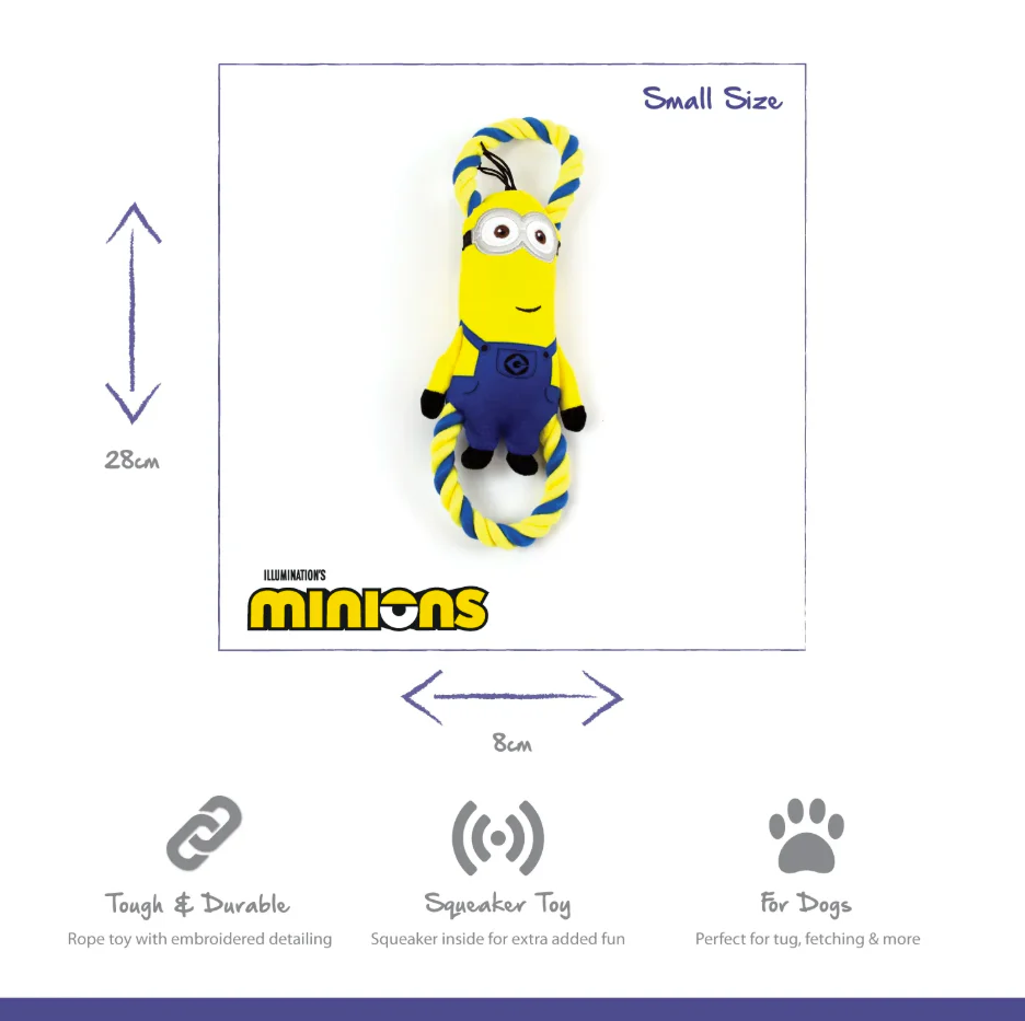 Minion Double Tug Small Dog Toy Assorted - Image 2