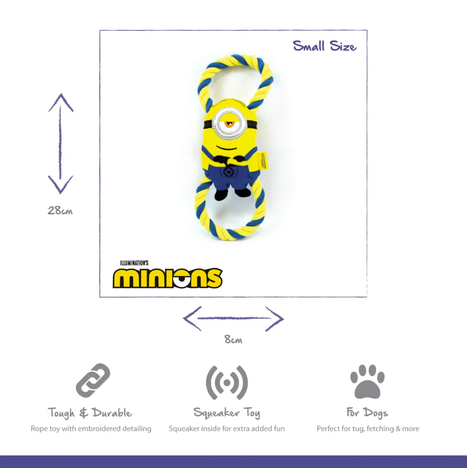 Minion Double Tug Small Dog Toy Assorted - Image 4
