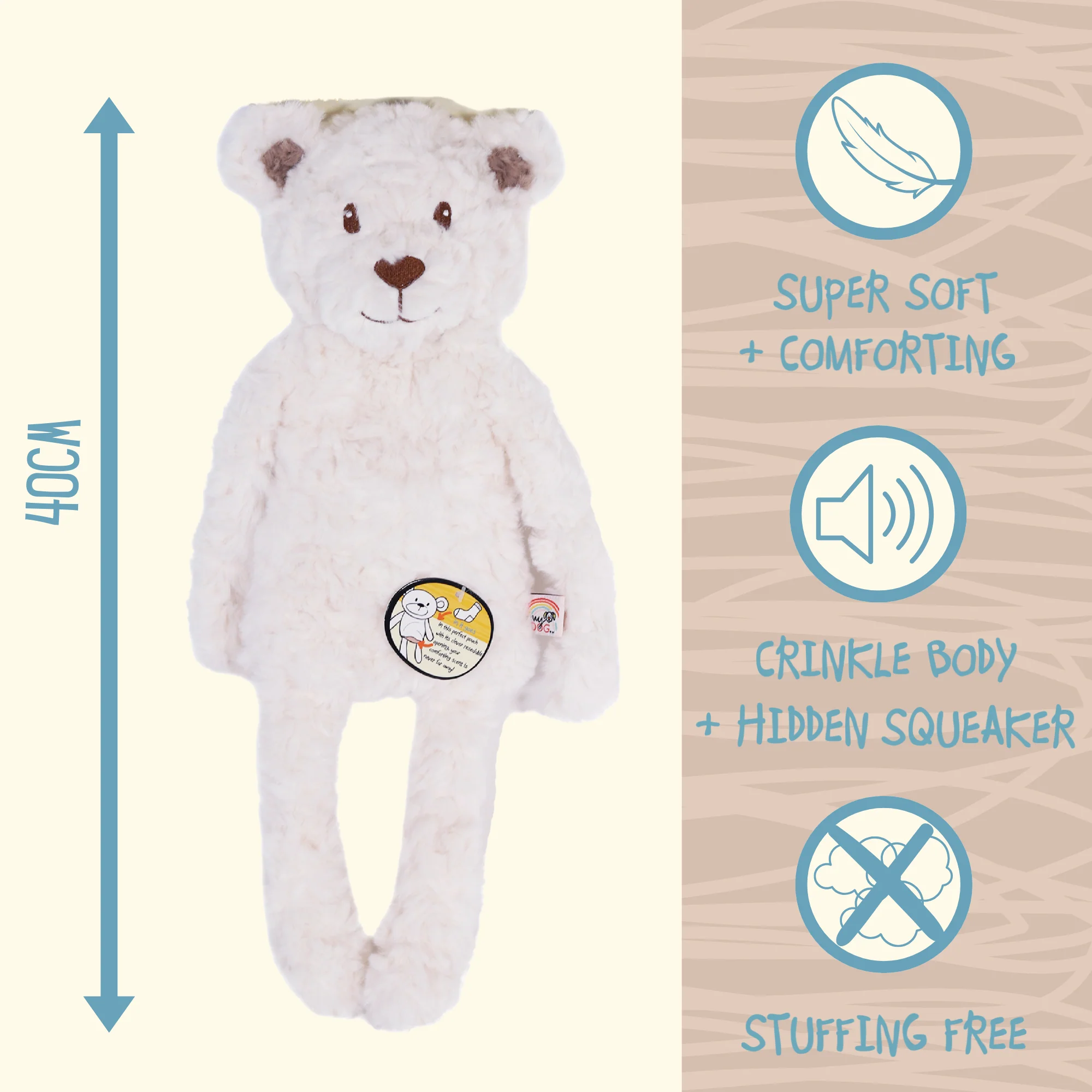 My Dog Bear Dog Toy - Image 5