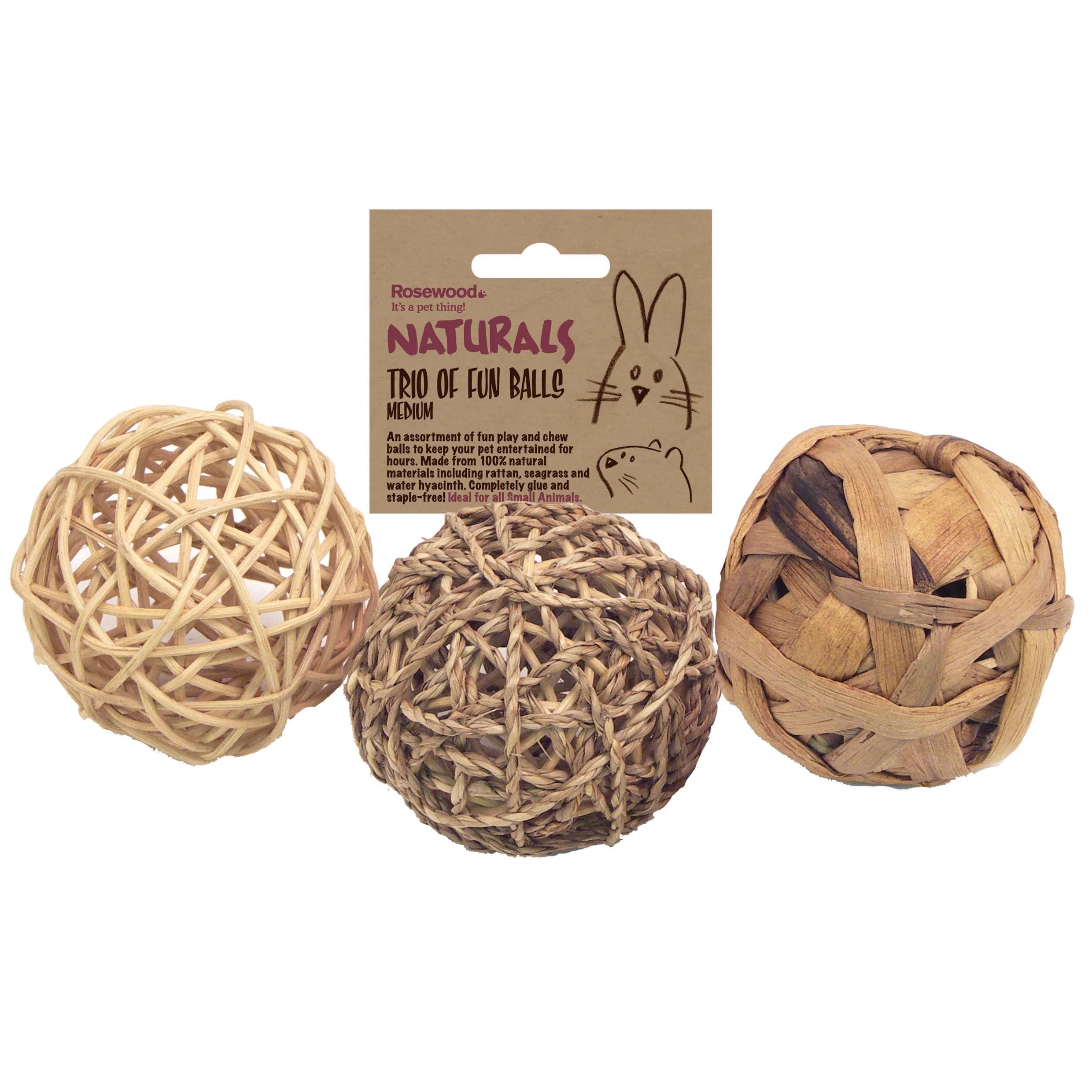 Naturals Trio Of Fun Ball Medium - Image 2