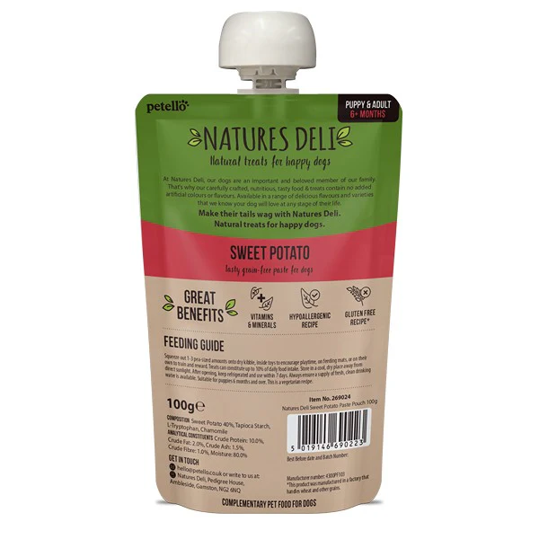 Natures Deli Sweet Potato Paste Pouch - Image 2