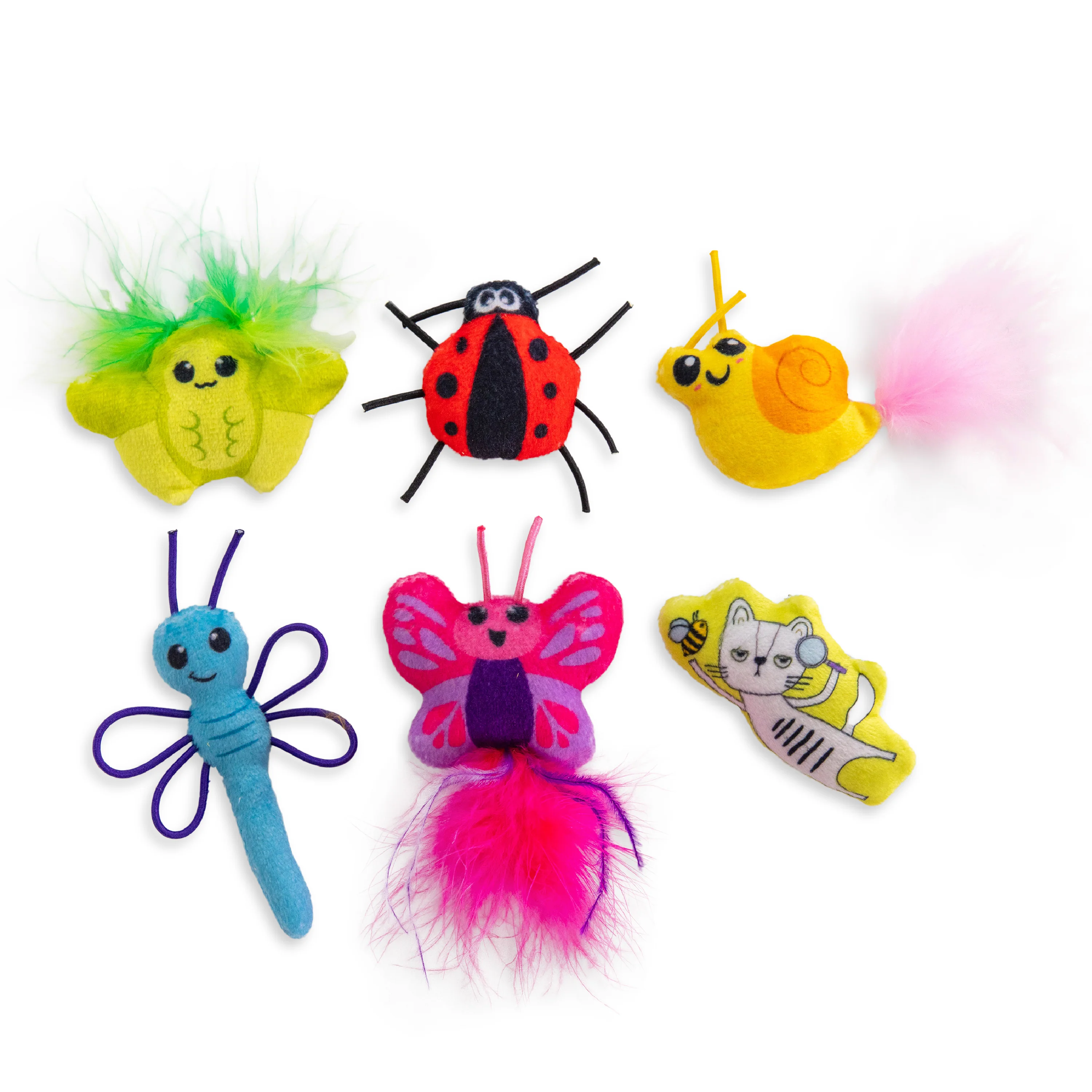 Nina Ottosson Catstages Cute as a Bug 6 pack Cat Toys - Image 2