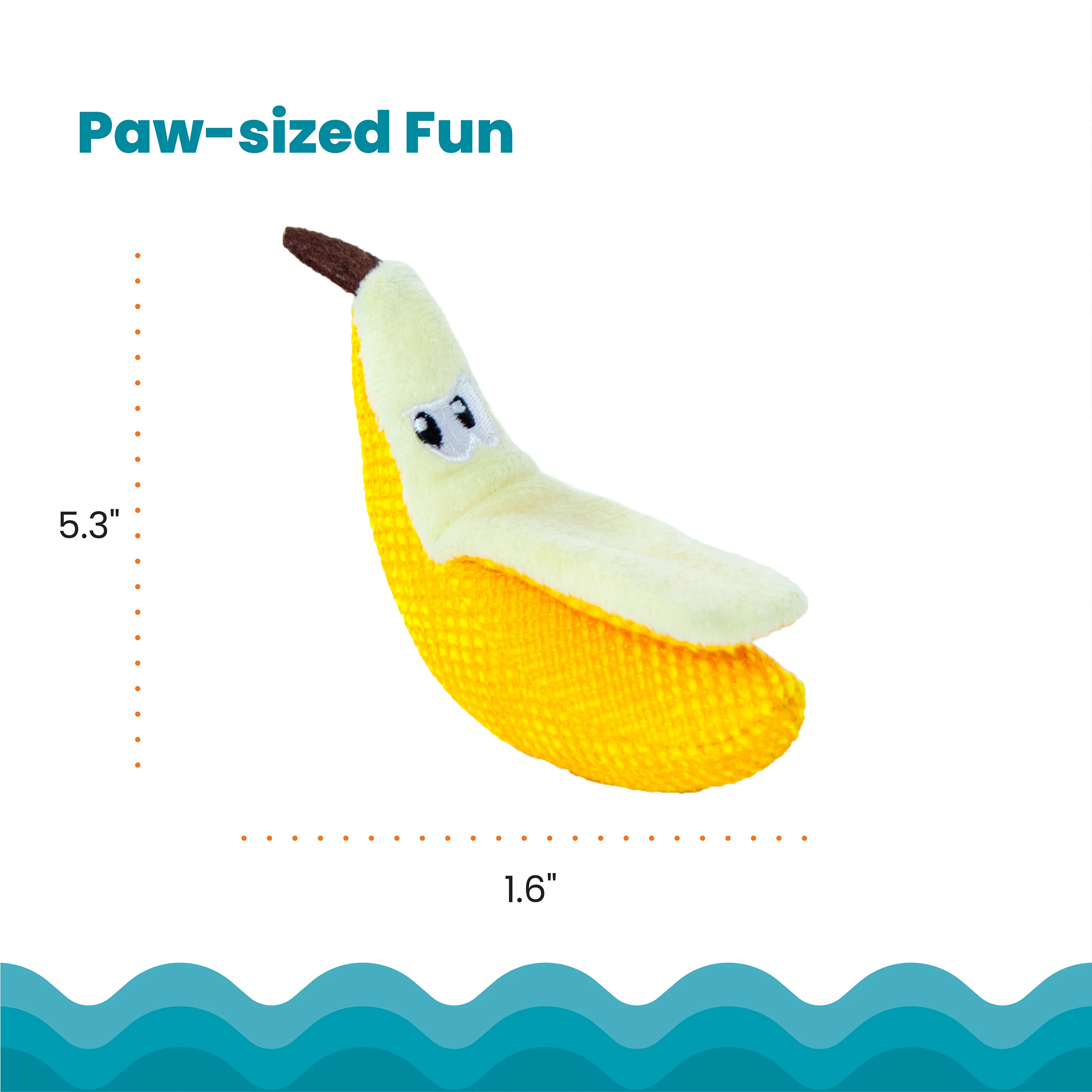 Nina Ottosson Catstages Dental Banana Cat Toy - Image 3