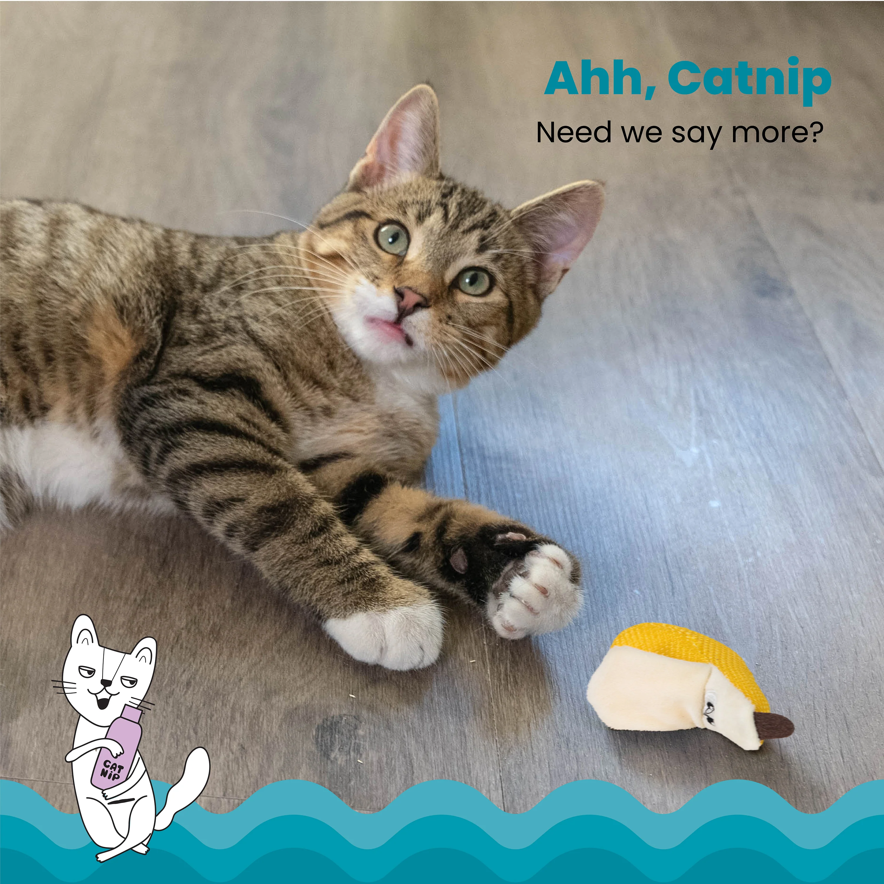 Nina Ottosson Catstages Dental Banana Cat Toy - Image 6