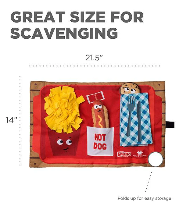 Nina Ottosson Dog Activity Matz Fast Food Fun Mat - Image 6