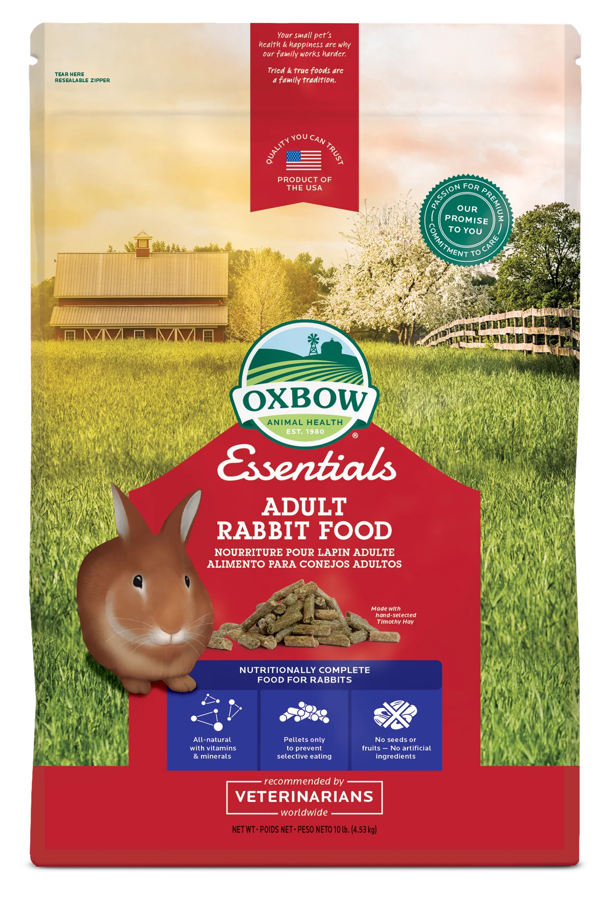 Oxbow Essentials Adult Rabbit Food