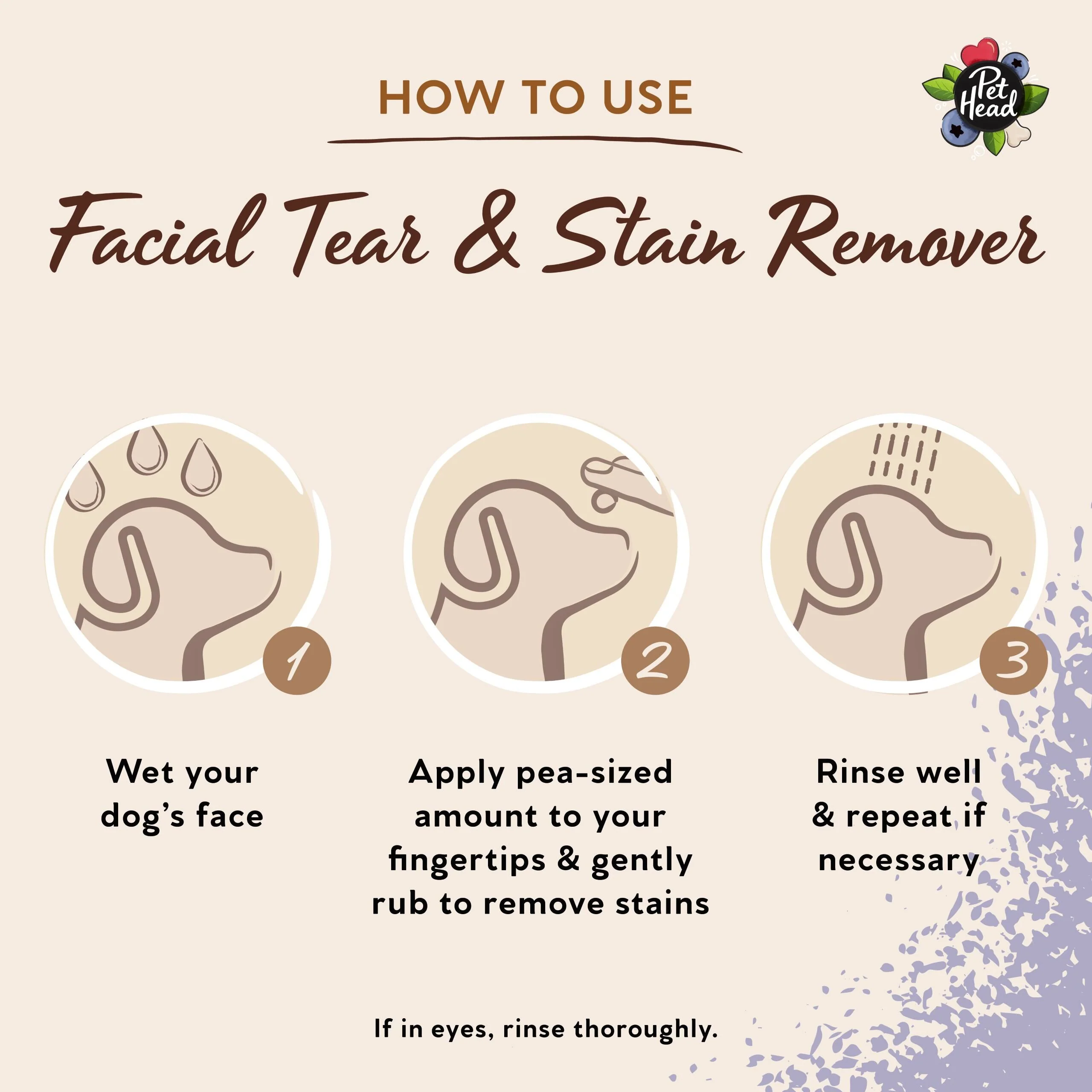 Pet Head Berry Bright Facial Tear & Stain Remover - Image 5