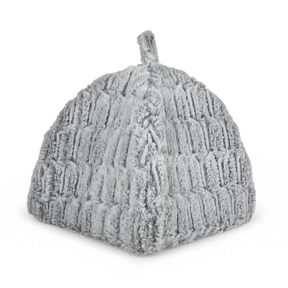 Petface Bamboo Plush Igloo Cat Bed - Image 3