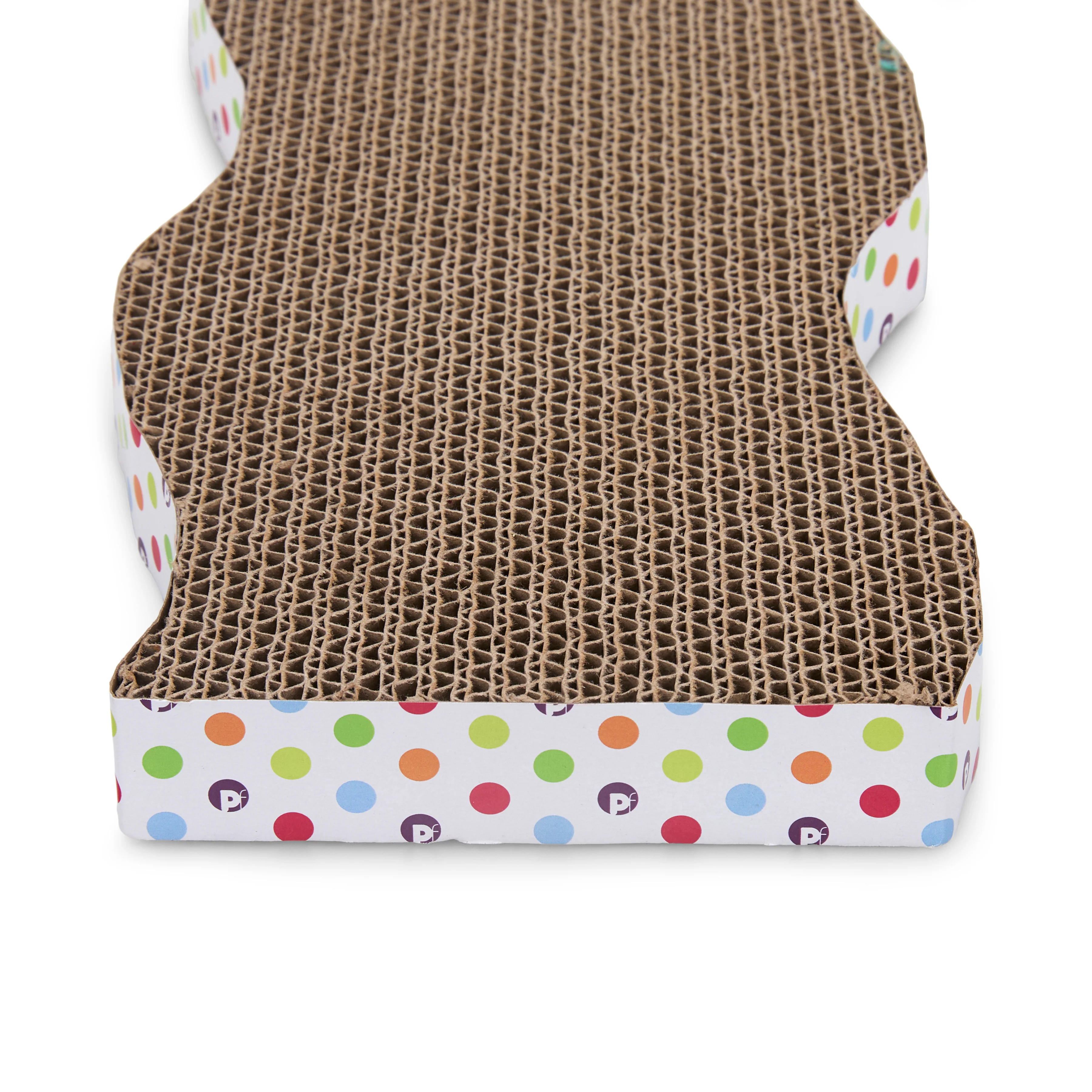 Petface Catkins Cardboard Wave Cat Scratcher - Image 4