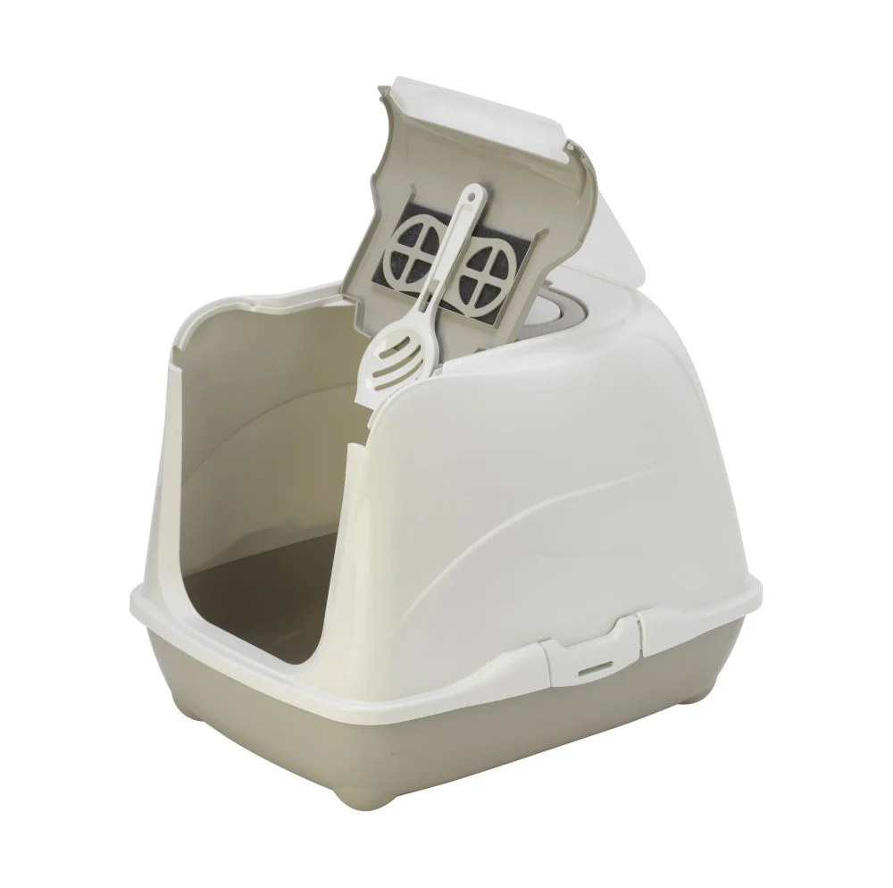 Petface Hooded Cat Litter Tray Asst Colours 50cm - Image 3
