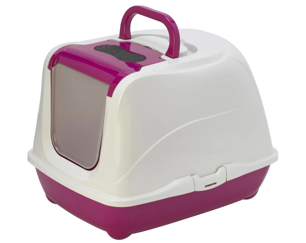 Petface Hooded Cat Litter Tray Asst Colours 50cm - Image 4