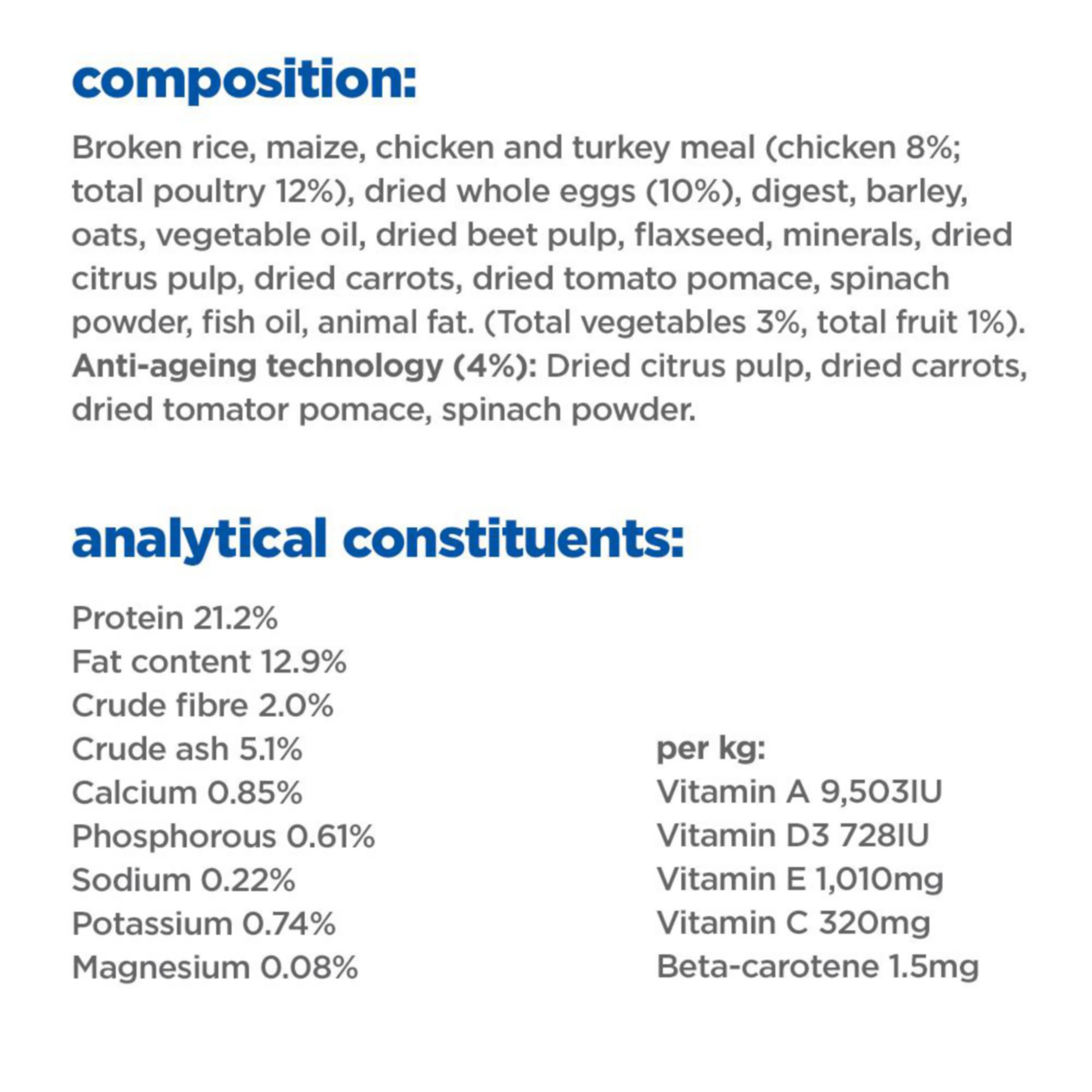 Hill’s Vet Essentials Multi-Benefit + Senior Health Small & Mini Breed Dog Food with Chicken - Image 2