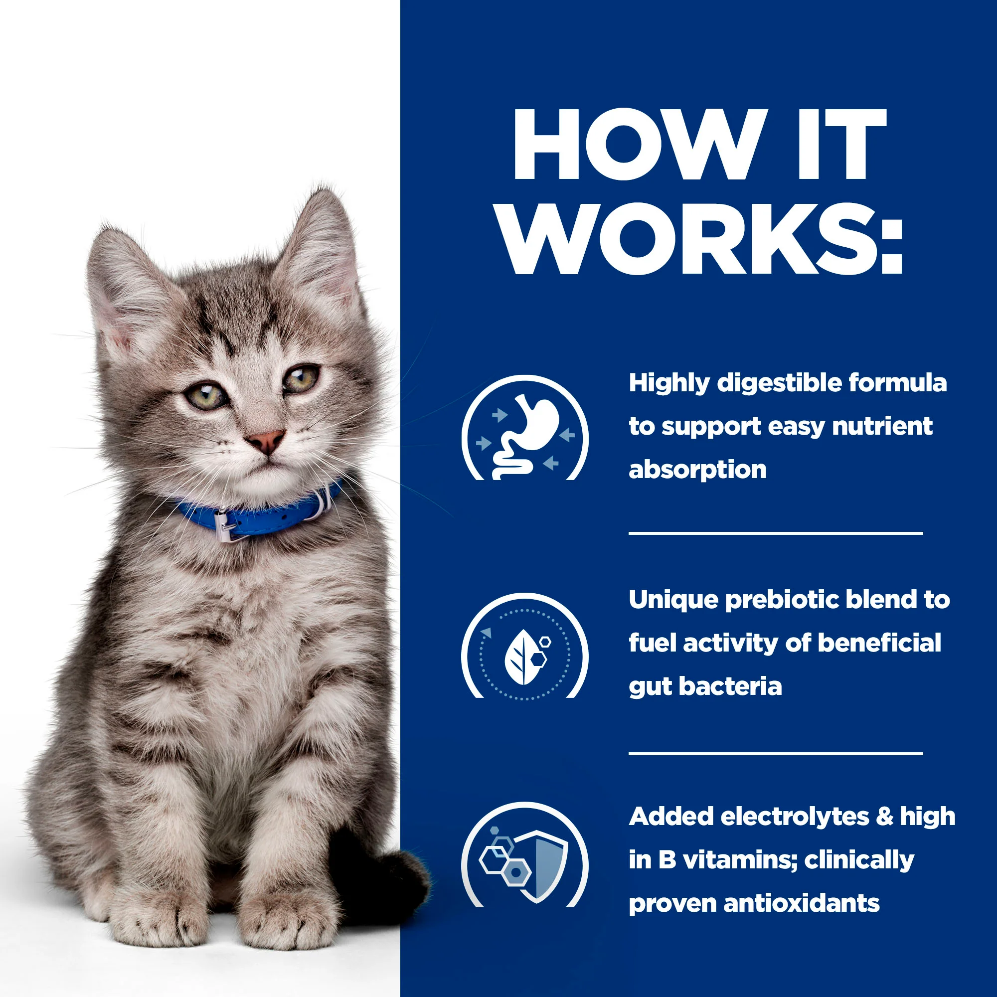 Hill's™ Prescription Diet™ i/d Digestive Care Dry Kitten Food with Chicken 1.5kg - Image 3
