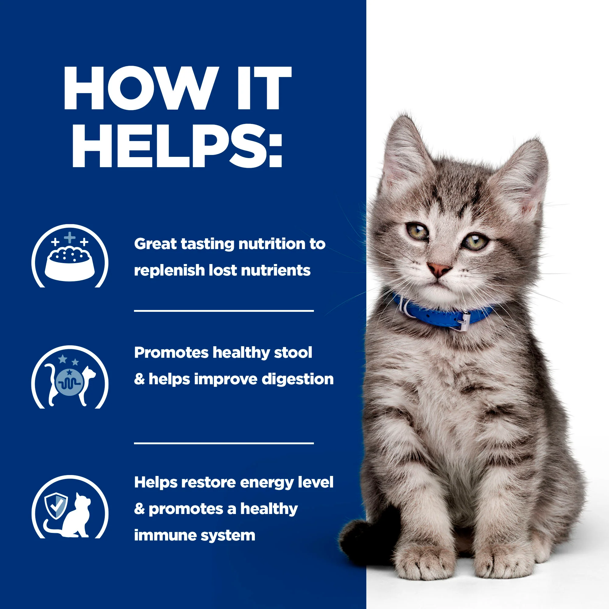 Hill's™ Prescription Diet™ i/d Digestive Care Dry Kitten Food with Chicken 1.5kg - Image 4
