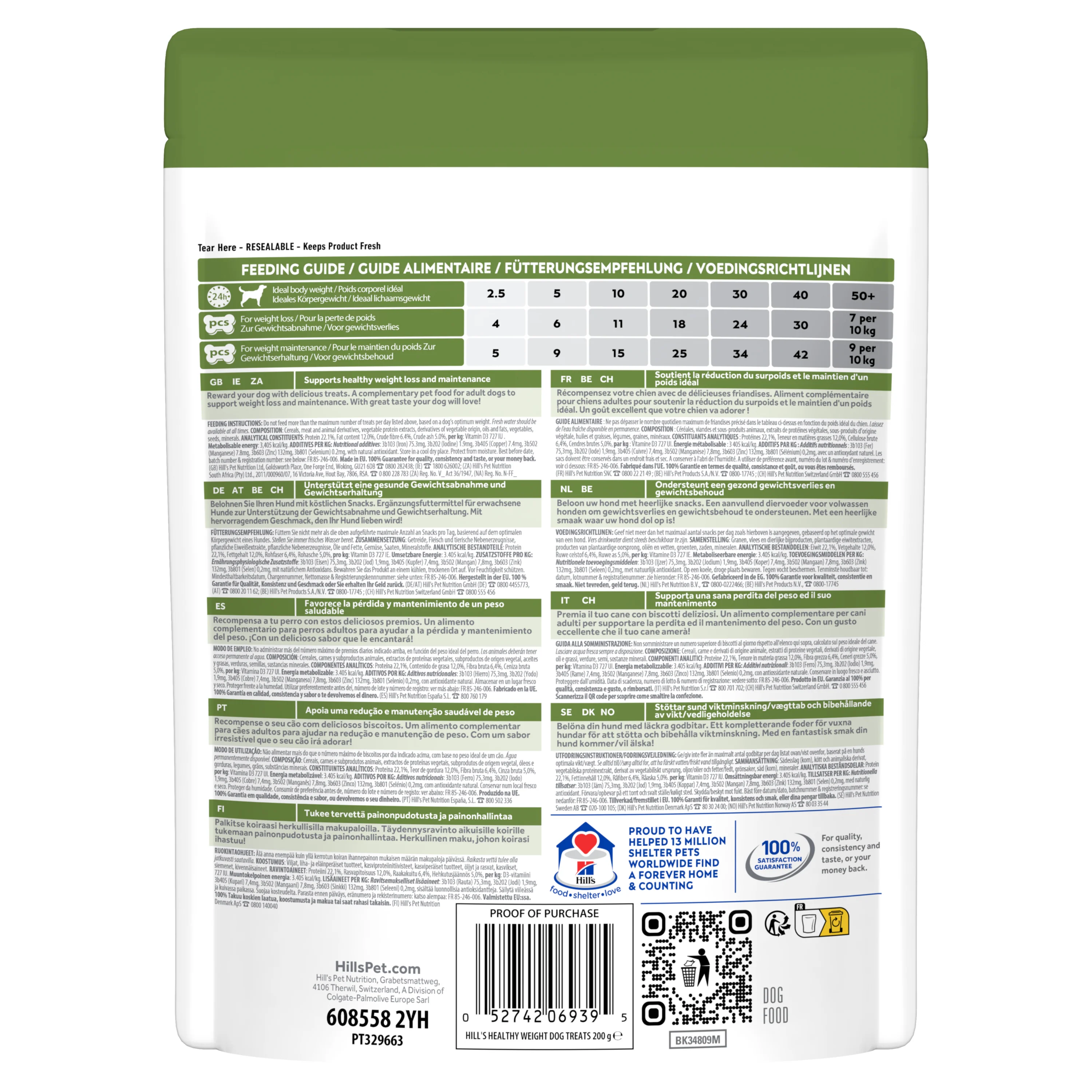 Hill's Healthy Weight Dog Treats 200g - Image 7